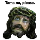 👼 emoji jesus hates u Telegram sticker 12 of 18