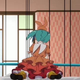 💃 emoji Monogatari Series: Off & Monster Season // @Anime_Sticker_noob Telegram sticker 4 of 19