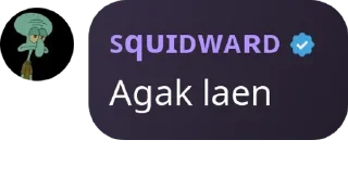 🖤 emoji Squidward Telegram sticker 15 of 25