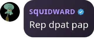 🤞 emoji Squidward Telegram sticker 23 of 25
