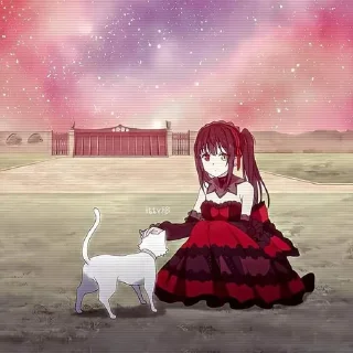 Sticker from ⊱┊Kurumi Tokisaki @JAEGERSQ