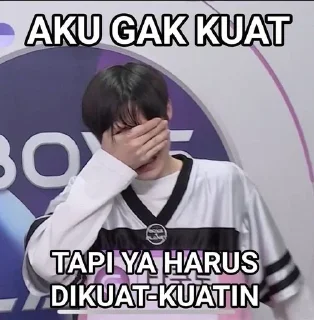 😔 emoji KPop meme by @cntviazyx Telegram sticker 5 of 37