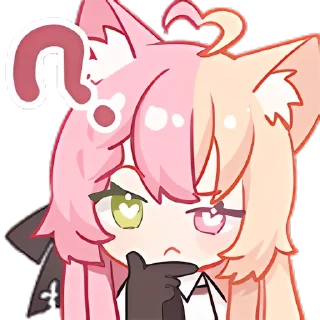 🤔 emoji 桃井最中Monaka装扮 @MonakaSticker Telegram sticker 16 of 62