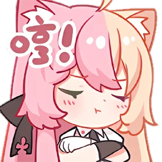 😠 emoji 桃井最中Monaka装扮 @MonakaSticker Telegram sticker 10 of 62