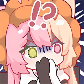 🤨 emoji 桃井最中Monaka装扮 @MonakaSticker Telegram sticker 6 of 62