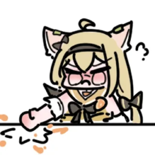 😤 emoji 灯火橘橘 @zhaxia_cn Telegram sticker 12 of 32