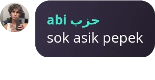 Sticker from lah abi