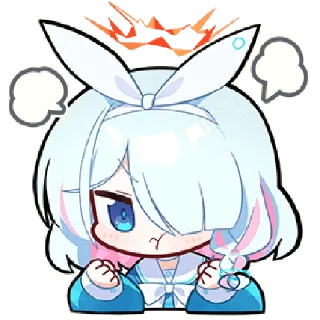 👶 emoji 蔚蓝档案1 @zhaxia_cn Telegram sticker 6 of 112