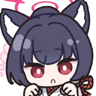 👩 emoji 蔚蓝档案！ @zhaxia_cn Telegram sticker 9 of 16