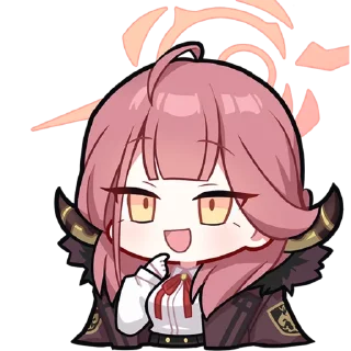 😀 emoji ブルーアーカイブ/Blue Archive/碧蓝档案/蔚蓝档案/블루 아카이브 sticker包 @Uindobureka Telegram sticker 12 of 105