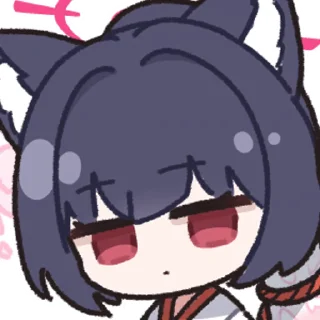👩 emoji 蔚蓝档案！ @zhaxia_cn Telegram sticker 7 of 16