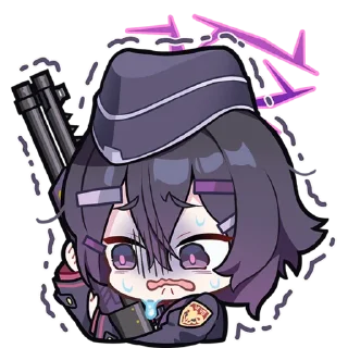 😫 emoji ブルーアーカイブ/Blue Archive/碧蓝档案/蔚蓝档案/블루 아카이브 sticker包 @Uindobureka Telegram sticker 10 of 105