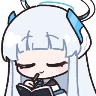 🛩️ emoji 蔚蓝档案！ @zhaxia_cn Telegram sticker 11 of 16