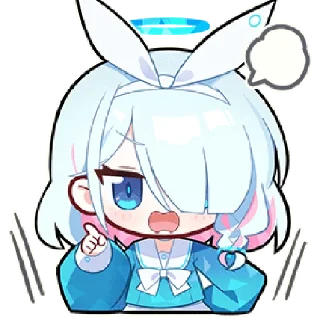📢 emoji 蔚蓝档案1 @zhaxia_cn Telegram sticker 9 of 112