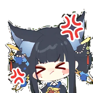 😡 emoji 梅妻ume Telegram sticker 15 of 19