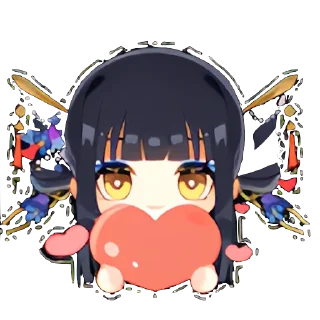 ❤️ emoji 梅妻ume Telegram sticker 1 of 19