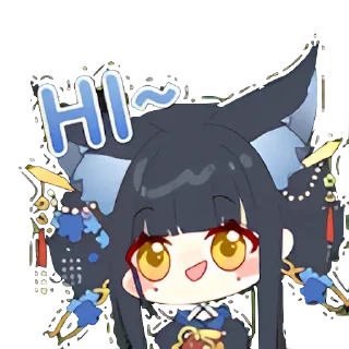 👋 emoji 梅妻ume Telegram sticker 13 of 19