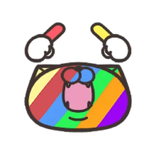 😆 emoji 白爛貓☆動態表情貼☆第6彈 Telegram sticker 15 of 41