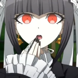 Sticker from 『Celestia Ludenberg』; @cylsdiarys