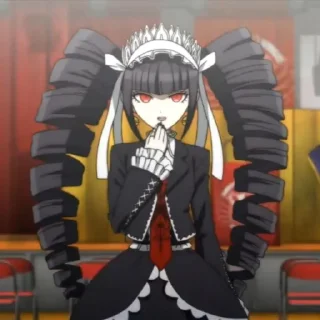 Sticker from 『Celestia Ludenberg』; @cylsdiarys