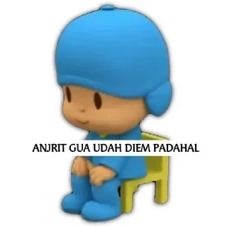 🤳 emoji pocoyo pocoyo Telegram sticker 11 of 33