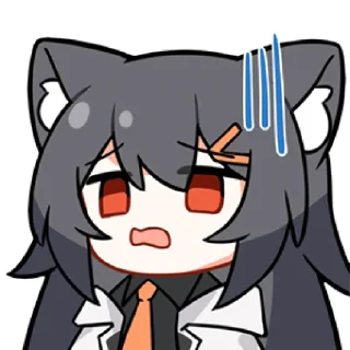 😥 emoji 云狼狼 特化 @zhaxia_cn Telegram sticker 12 of 16