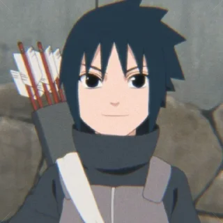 🖤 emoji Naruto Chibi 《 @HeavenlyUchiha 》 Telegram sticker 21 of 64