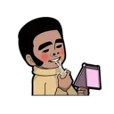 👃 emoji 小明與好朋友 Telegram sticker 11 of 42