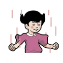 🌟 emoji 小明與好朋友 Telegram sticker 10 of 42