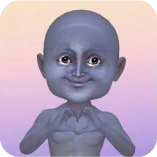 🧸 emoji tuyul #punya aneisha! Telegram sticker 13 of 22