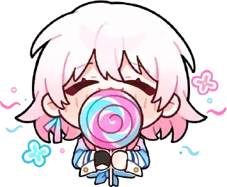 🍭 emoji 三月七篇 | @HSRCN Telegram sticker 16 of 16