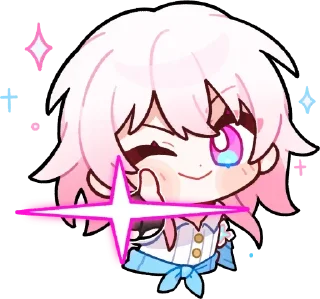 🙃 emoji 三月七篇 | @HSRCN Telegram sticker 11 of 16