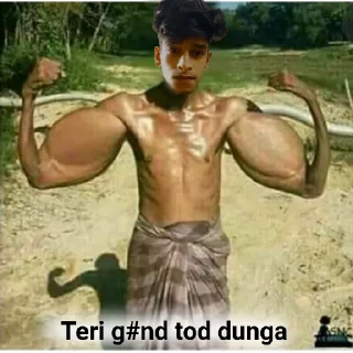 💪 emoji Ramdi sahil Telegram sticker 10 of 12