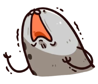 😲 emoji 海豹怪怪獸整合包1 Telegram sticker 12 of 80