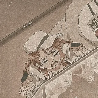 😳 emoji Nami - Vintage Telegram sticker 22 of 24