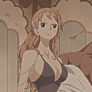 🕰 emoji Nami - Vintage Telegram sticker 15 of 24