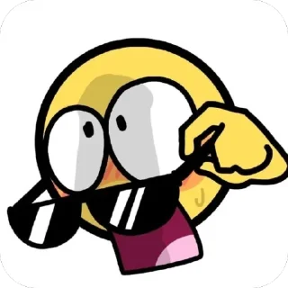 🫥 emoji Cursed emojis Telegram sticker 1 of 33