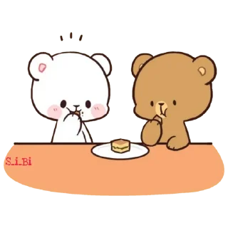 😇 emoji @S_i_Bi (Milk & Mocha ) Telegram sticker 21 of 100