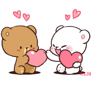 💗 emoji @S_i_Bi (Milk & Mocha ) Telegram sticker 2 of 100