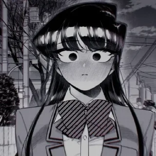 Sticker from komi Shouko | @nanostickers