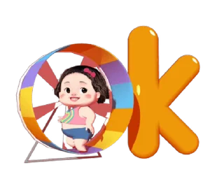 ⭐️ emoji Lamyai Funny Girl Animated (ENG) @moe_sticker_bot Telegram sticker 21 of 24
