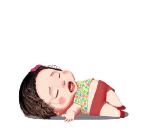 ⭐️ emoji Lamyai Funny Girl Animated (ENG) @moe_sticker_bot Telegram sticker 2 of 24