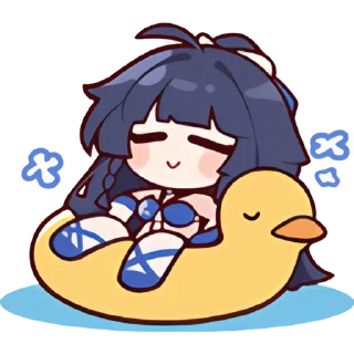 😌 emoji 崩坏3·雷鸣彻空｜@karako_c Telegram sticker 8 of 25