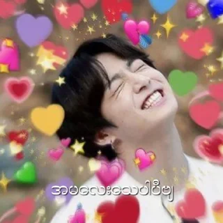 😫 emoji BTS memes Myanmar Telegram sticker 8 of 60