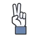 ✌ emoji Like Telegram sticker 10 of 13