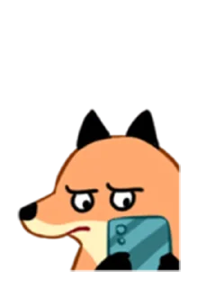 🤔 emoji 狐狐好朋友 Telegram sticker 21 of 40