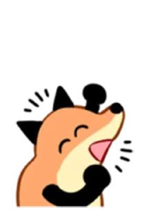 😄 emoji 狐狐好朋友 Telegram sticker 24 of 40