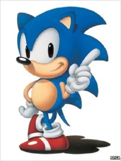 Sticker from The Blue Blur