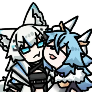 👩 emoji 雪奈狼狼 @zhaxia_cn Telegram sticker 14 of 16