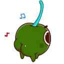 🍑 emoji 搖屁屁 Telegram sticker 8 of 25